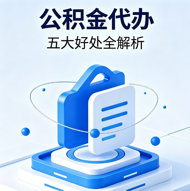 河北公积金代办到底值不值？这5大好处让你少走弯路